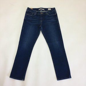 Dylan George Skinny Crop Straight Blue Jeans 28